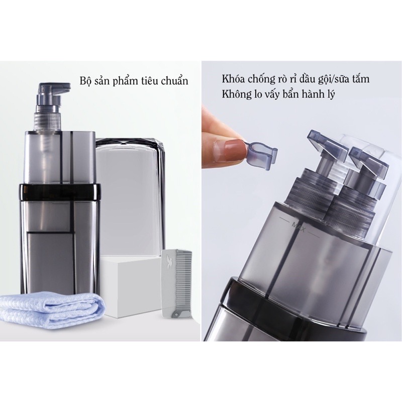 hộp đựng bàn chải & mỹ phẩm cao cấp 🇬🇧 luxury travel organizer set 🇫🇷 trousse de voyage élégante et pratique hộp đựng bàn chải & mỹ phẩm cao cấp 🇬🇧 luxury travel organizer set 🇫🇷 trousse de voyage élégante et pratique