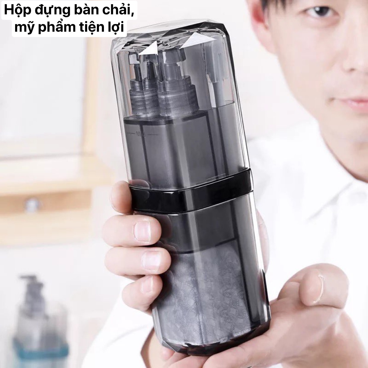 hộp đựng bàn chải & mỹ phẩm cao cấp 🇬🇧 luxury travel organizer set 🇫🇷 trousse de voyage élégante et pratique hộp đựng bàn chải & mỹ phẩm cao cấp 🇬🇧 luxury travel organizer set 🇫🇷 trousse de voyage élégante et pratique